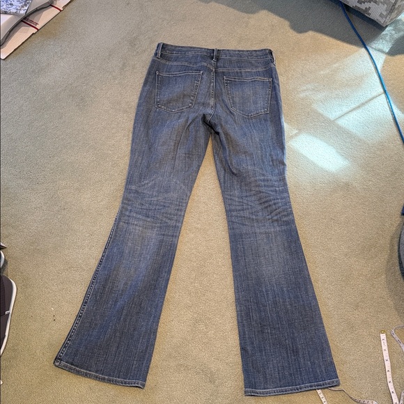 White House Black Market Denim Skinny Flare Jeans High Rise size 8 - Picture 5 of 6